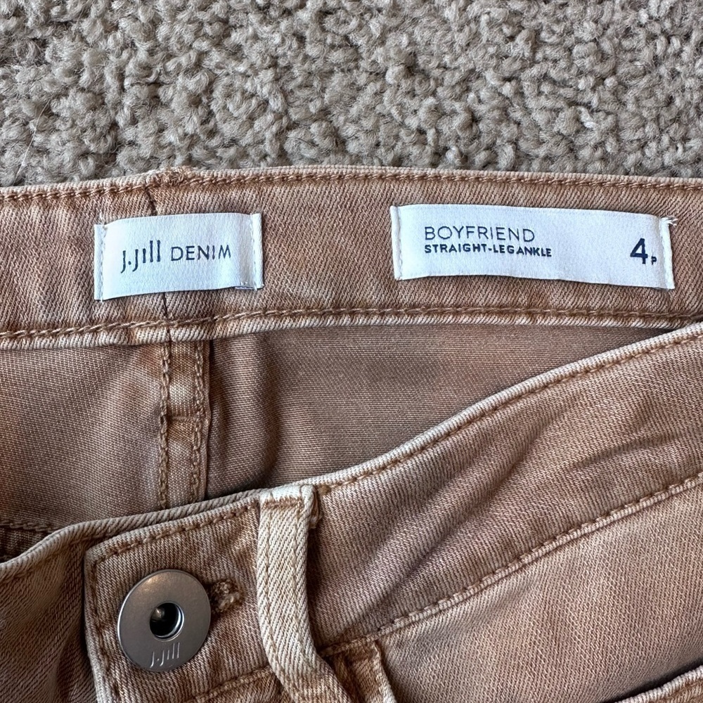 J. Jill Women's Light Brown Skinny Jeans - Picture 2 of 2